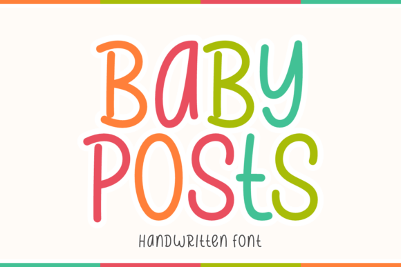 Baby Posts Font: Your Go-To for Whimsical, Handwritten Charm