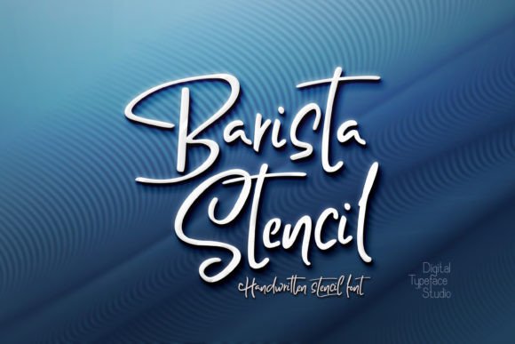 Barista Stencil: Crafting Authenticity with a Handmade Font