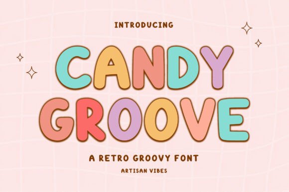 Candy Groove: A Retro Font with Modern Charm