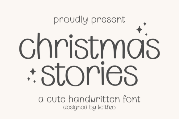 Christmas Stories: A Handwritten Font for Heartfelt Projects