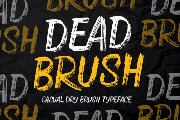 Dead Brush: A Handwritten Brush Font for Authentic Design