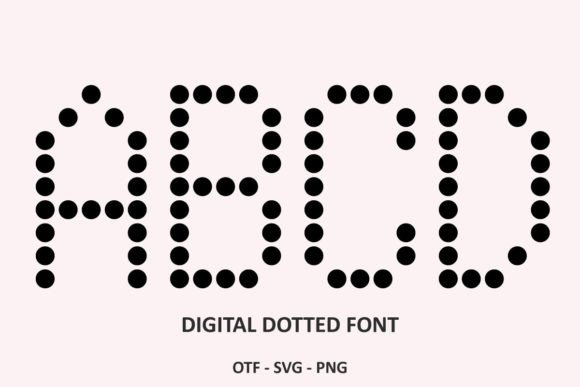 Digital Dotted: Elevating Visuals with a Nostalgic Dot Font