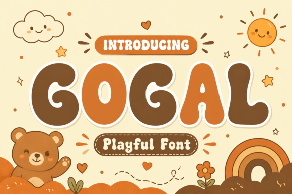 Gogal: A Modern Take on Psychedelic Display Typography