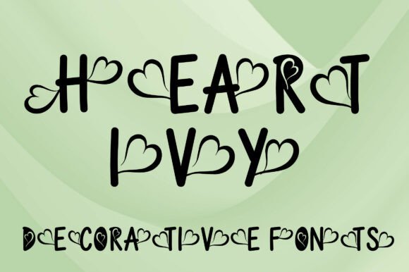 Heart Ivy: A Sweet and Romantic Display Typeface