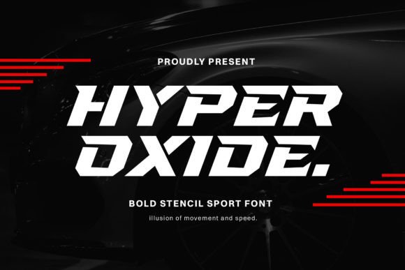 Hyper Oxide: The Bold Stencil Font for Modern Design