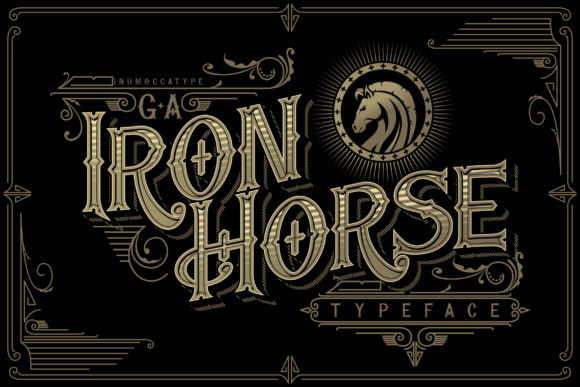 Iron Horse: A Bold Blackletter for Modern Design
