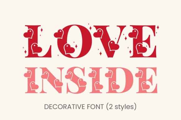 Love Inside: A Playful Font for Your Most Heartfelt Designs