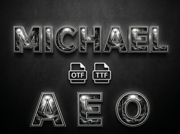 Michael: A Display Typeface for Bold Statements