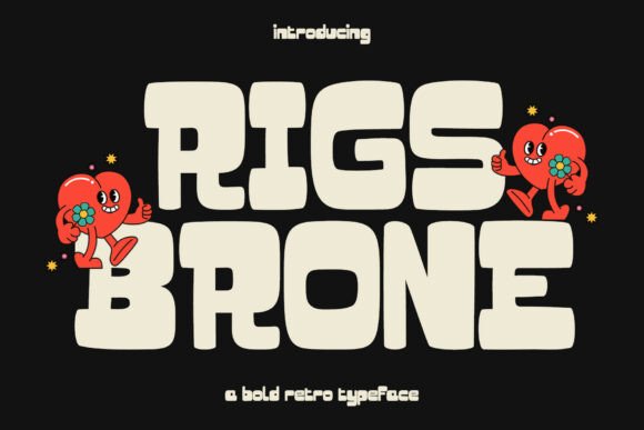 Rigs Brone: A Retro Typeface for Modern Design