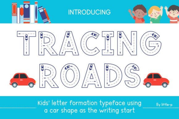 Tracing Roads: A Creative Font for Educational Design